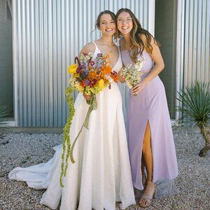 Fame and Partners Two Piece Lavender Dress